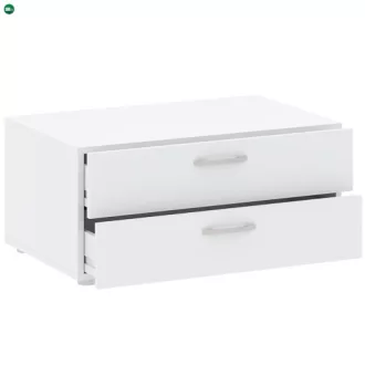 BASIC komód fehér színben, 74 cm, 2S