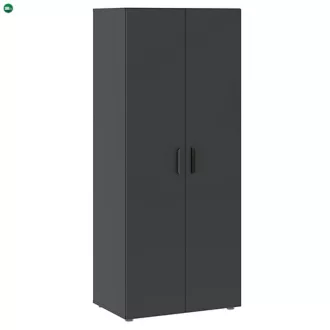 BASIC Ruhásszekrény Antracit Színben 74 cm 2D