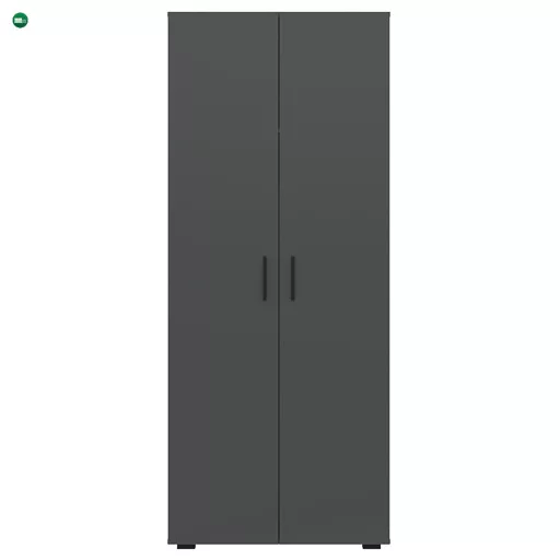 BASIC Ruhásszekrény Antracit Színben 74 cm 2D