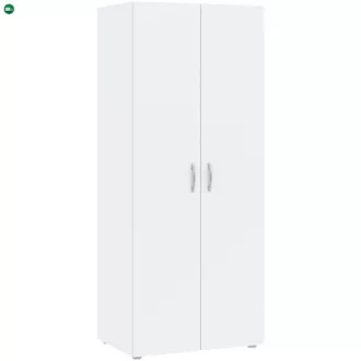 BASIC Ruhásszekrény Fehér Színben 74 cm 2D