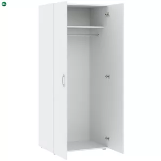 BASIC Ruhásszekrény Fehér Színben 74 cm 2D