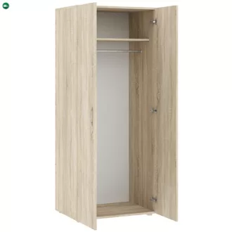 Kétajtós Vállfás Ruhásszekrény WARDROBE 2D