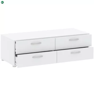 BASIC komód fehér színben, 110 cm, 4S