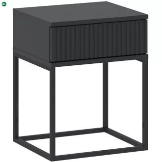 Éjjeliszekrény Fekete Színben CADRO NR1 40 cm PUSH