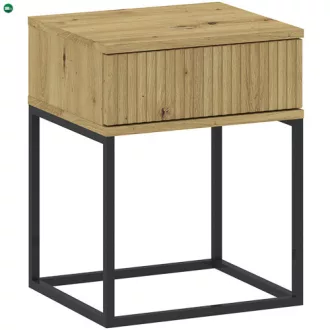 Éjjeliszekrény Tölgy Színben CADRO NR1 40 cm PUSH