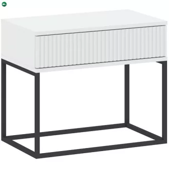 Éjjeliszekrény Fehér Színben CADRO NR2 60 cm PUSH