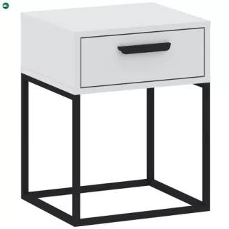 Éjjeliszekrény Fehér Színben CADRO NR3 40 cm