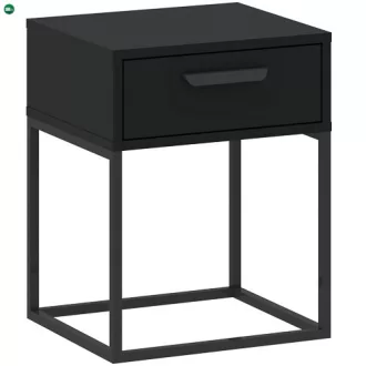 Éjjeliszekrény Fekete Színben CADRO NR3 40 cm
