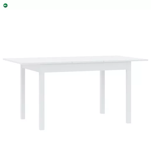 SENDI Étkezőasztal Fehér Színben 120 cm