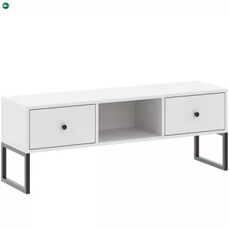 Tv Állvány Fehér Színben. LINEA 115 cm.