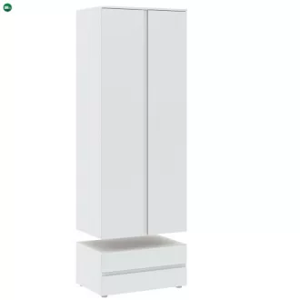 BASIC PLUS Elem Gardróbhoz Fehér Színben 74 cm