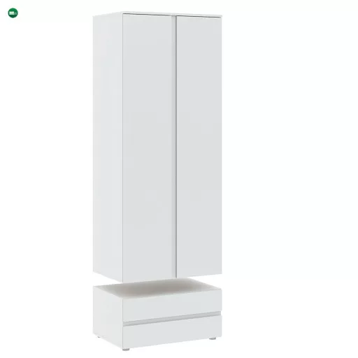 BASIC PLUS Elem Gardróbhoz Fehér Színben 74 cm
