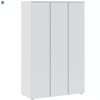 BASIC PLUS Ruhásszekrény Fehér Színben 110 cm 3D