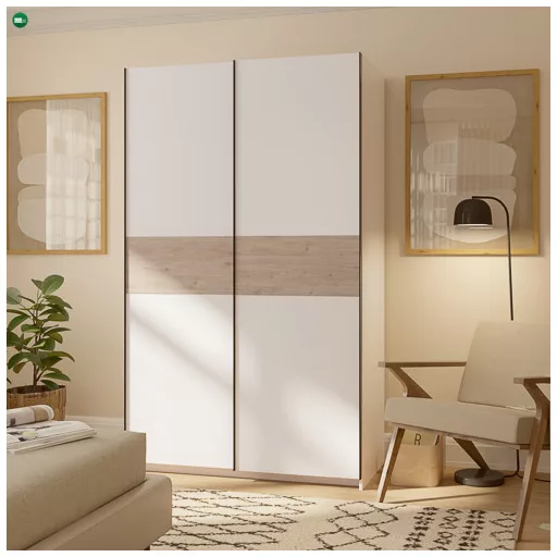 BERNO Gardrób Fehér Színben. 120 cm.