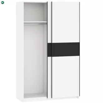 BERNO Gardrób Fehér Színben. 120 cm.