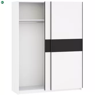 BERNO Gardrób Fehér Színben. 150 cm.