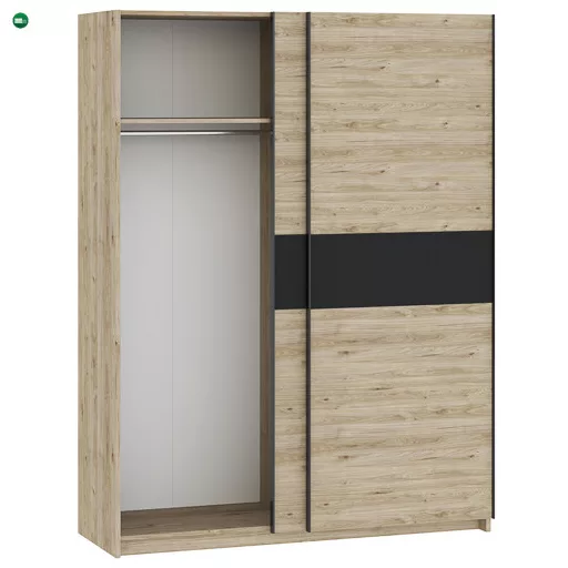 BERNO Gardrób Tölgy Színben. 150 cm.