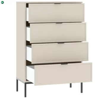 DECO komód fehér színben, 76 cm