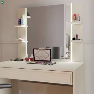 DECO Fésülködőasztal Törtfehér Színben 80 cm