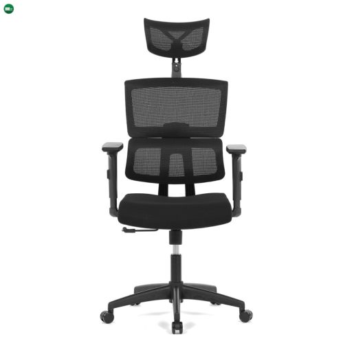 Irodai Forgószék Fekete Színben Hintamechanizmussla. KA-B1025