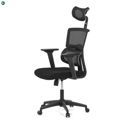 Irodai Forgószék Fekete Színben Hintamechanizmussla. KA-B1025