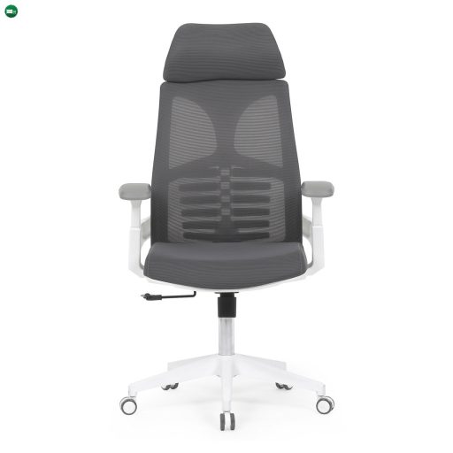 Szürke Irodai Forgószék Gerinctámasszal. KA-S247