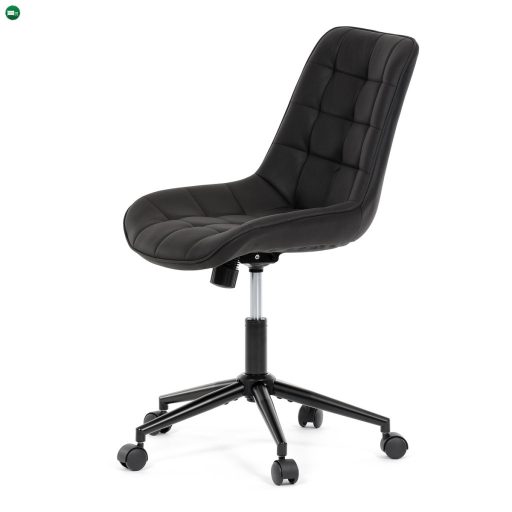 Irodai Forgószék Fekete Szövet Kárpitozással. KA-V3120