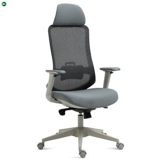   KA-V321 Forgószék Szürke Színben. 4D Karfa. Szinkronmechanizmus. Állítható Deréktámasz.