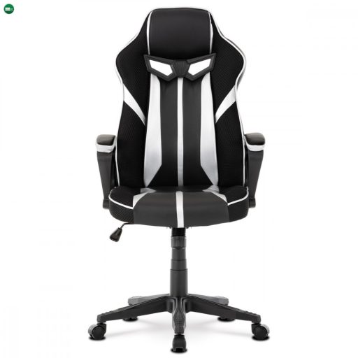 Gamer Irodai Forgószék, Fekete-Ezüst Színben, Hintamechanizmussal KA-Y341