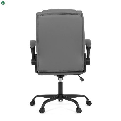Irodai Forgószék Szürke Ekobőr Kárpittal KA-Y344