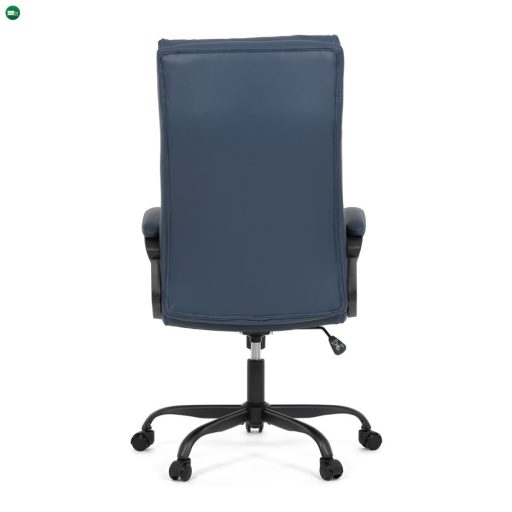 Kényelmes Irodai Forgószék Kék Színben Műbőr Kárpitozással. KA-Y346