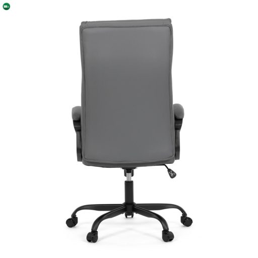 Kényelmes Irodai Forgószék Szürke Színben Műbőr Kárpitozással. KA-Y346