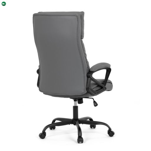 Kényelmes Irodai Forgószék Szürke Színben Műbőr Kárpitozással. KA-Y346