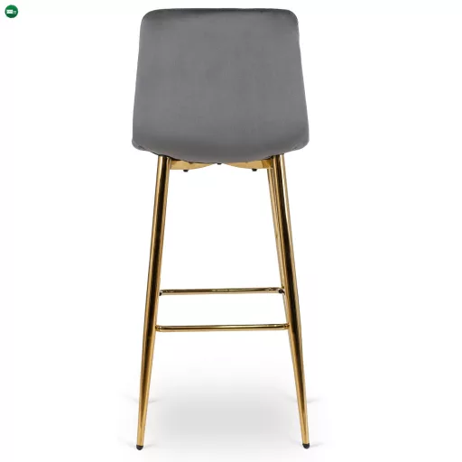 Bárszék szürke bársony, ARIEL