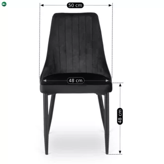 Szék BARI zöld bársony