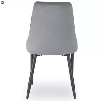 Étkezőszék szürke bársony kárpittal – BARI