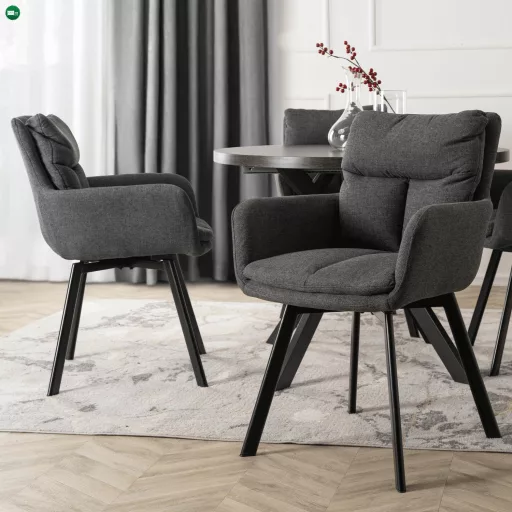 CORTADO forgószék, sötétszürke