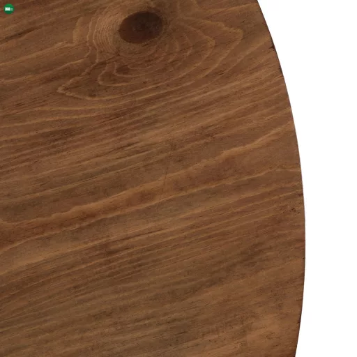 Étkezőasztal 100 cm méretben, rusztikus tölgy/fekete színben LINO