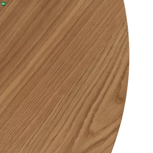 Étkezőasztal 100 cm arany tölgy / fekete színkombinációban – LINO