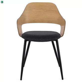 ORBI szék arany tölgy / fekete színben