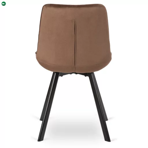 RICK étkezőszék barna velúr