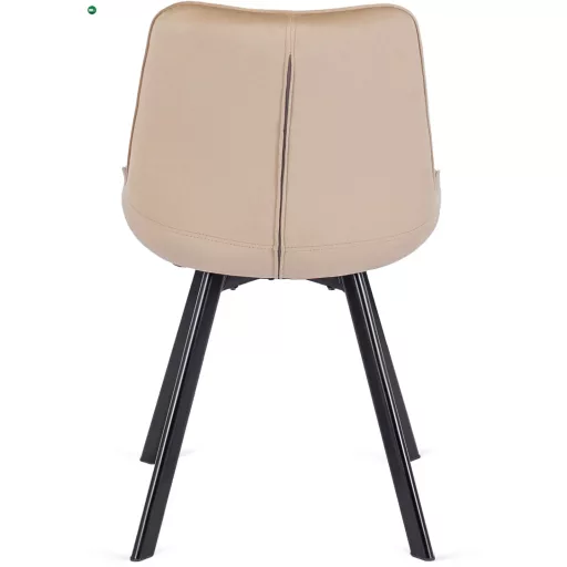 Szék bézs színben, bársony kárpittal RICK