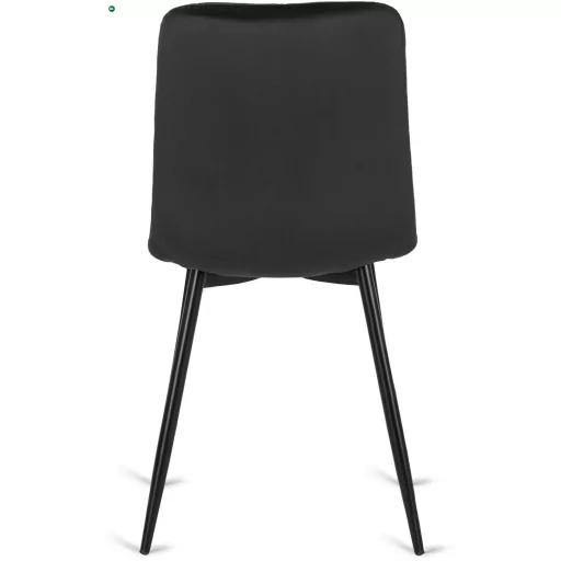 Szék fekete színben, bársony kárpittal. ROBIN