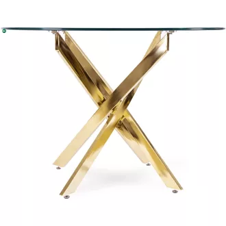 SALLO üveg asztal 110 cm