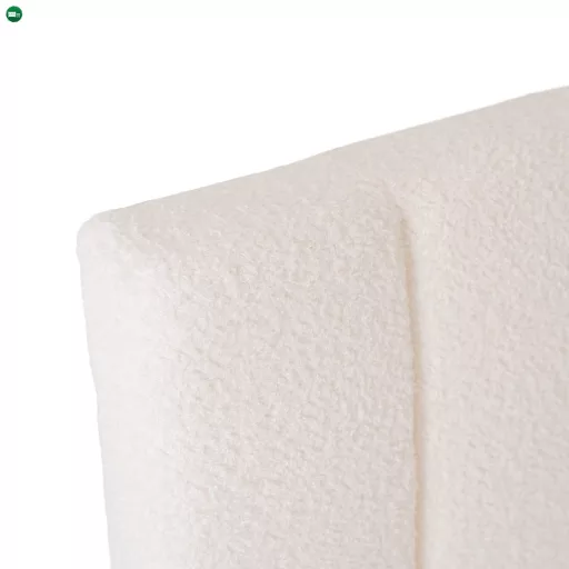 VILLEMO 90x200 krém bouclé ágy