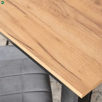   Bővíthető étkezőasztal 80–200 cm Craft tölgy / fekete színkombinációban – BEN