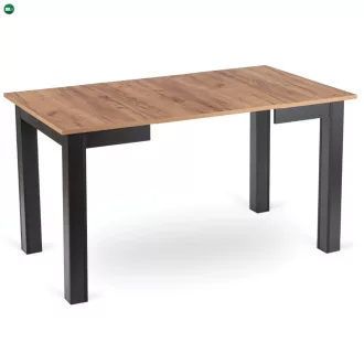   Bővíthető étkezőasztal 80–200 cm Craft tölgy / fekete színkombinációban – BEN