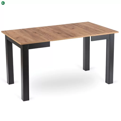 Bővíthető étkezőasztal 80–200 cm Craft tölgy / fekete színkombinációban – BEN