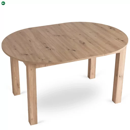 Bővíthető étkezőasztal 102–142 cm Artisan tölgy színben – HARRY