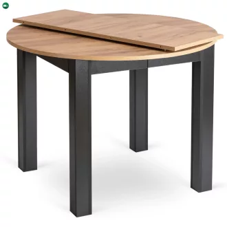   Bővíthető étkezőasztal 102–142 cm Craft tölgy / fekete színkombinációban – HARRY